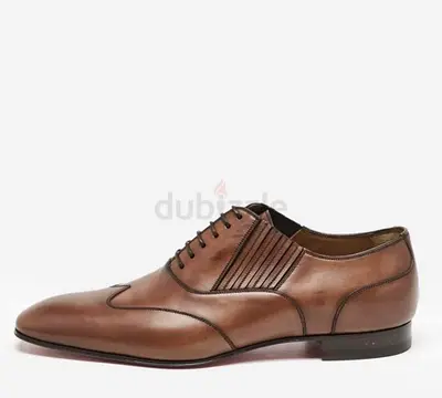 Authentic Christian Louboutin Brown Leather My Amor W Oxfords Size 42