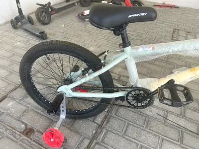 Kids Sparta 16-inch Bicycle with Training Wheels - Almost New