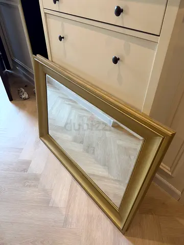 Home center golden mirror