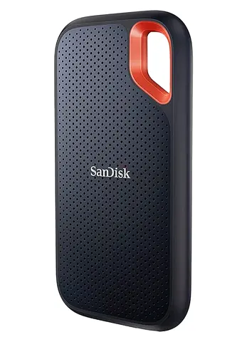 SanDisk Portable External SSD - Compact, Rugged (Black/Orange) 1tb