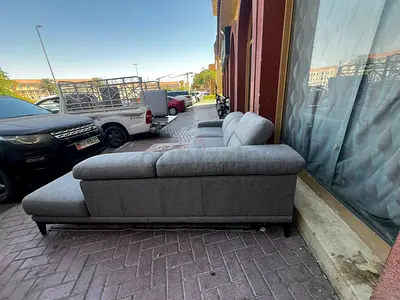 Italian Natuzzi L shape sofa