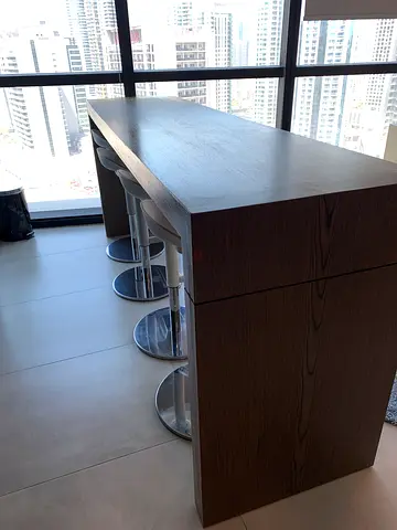 High table and chairs