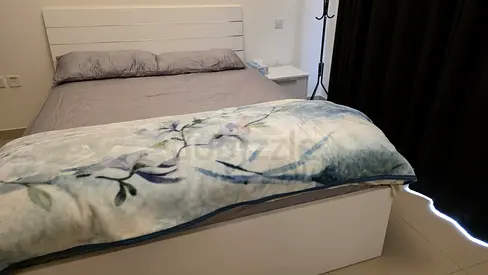 White bed Set with mattress, Dressing and Side Table - good condition