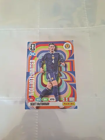 Panini Limited Edition Scotland Scott McTominay Football Trading Card