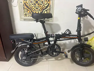 Kugoo Folding Electric Bike - Compact Commuter, Works Well