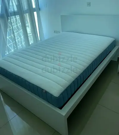 Ikea Queen size bed with mattress available in perfect condition