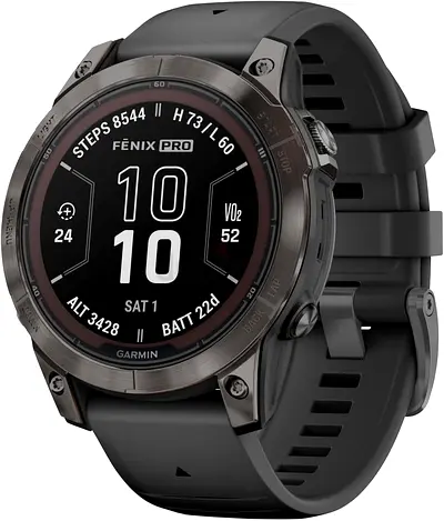 GARMIN premium Smartwatch Fenix 7 pro - Sapphire Solar Charging Edition