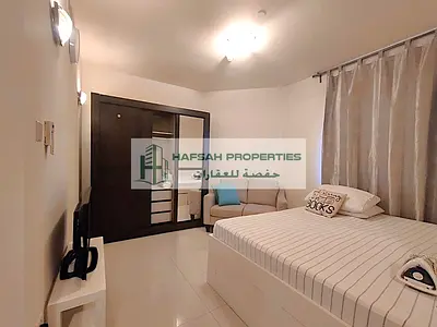 مفروشة بغرفة نوم واحدة | بوابة دبي الجديدة 1 | تصميم استوديو الشرفة