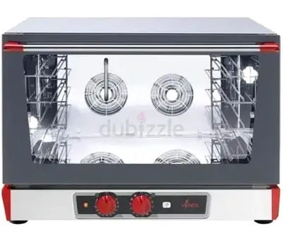 Commercial countertop convection oven - double fan, 4 trays