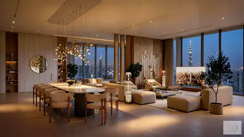 LUXURY FURNISHED 3BD | BURJ & SEA VIEWS | HIGH-END