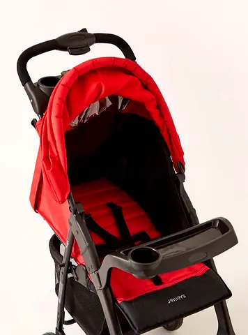 Lightweight Red Standard Stroller in Good Condition