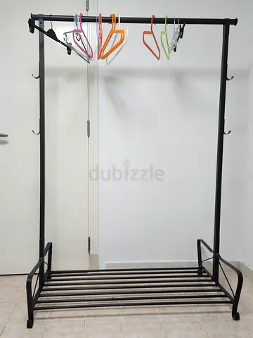 Sturdy metal clothing rack