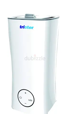 Trister compact ultrasonic humidifier / air purifier - white, lightly used