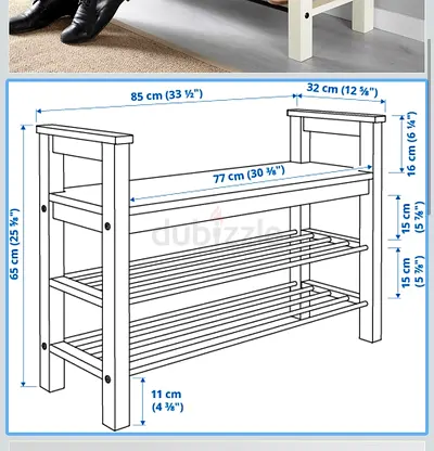 Bench and shoe storage