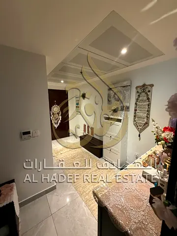 A storage room with a balcony overlooking Al Mamzar, Dubai, private parking, gym, and swimming pool