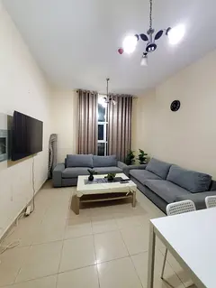 One bedroom and living room for annual rent in City Tower