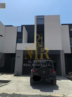 Luxury villa for sale in Al Zorah, Ajman | Ground floor + 2 floors | 4 master bedrooms + maid's 
