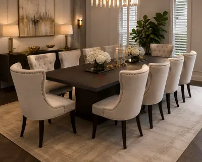 Marina Home 12 Tufted Dining Chairs