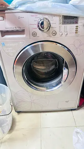 LG Washer and Dryer 8/5kg with Steam Refresh