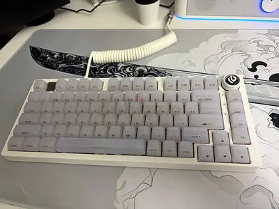 Leobog x Epomaker hi75 mechanical keyboard with ceramic keycaps (ceramic keycaps were extra 150)