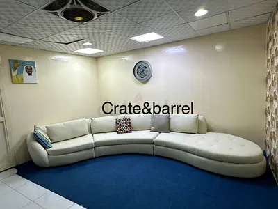 Perfect condition cratebarrel corner sofa