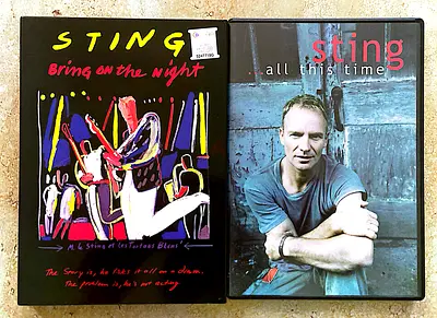 2 Sting DVDs - Bring on the Night  All this time