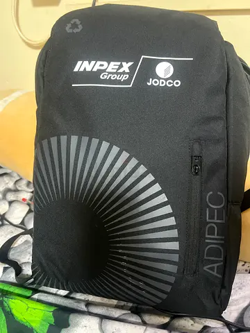 Black INPEX Group branded backpack - good condition