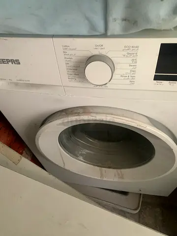 Front load washing machine - white, working condition