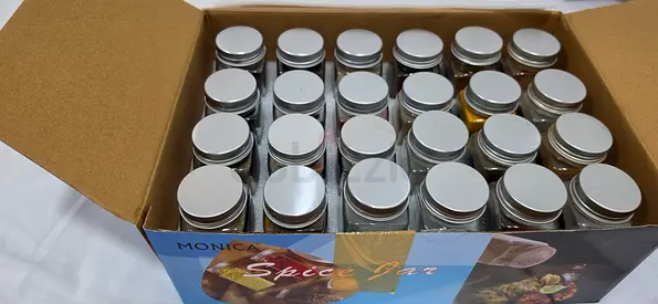 Set of 24 Small glass Jars
