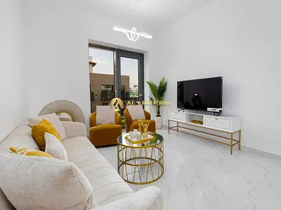 Furnished 1BR Apartment | Alcove JVC | Balcony & City Views
