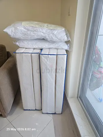 trifold and pillows Mattresses - New, Wrapped