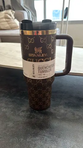 Stanley Quencher H2.0 Tumbler 40oz Gucci Pattern