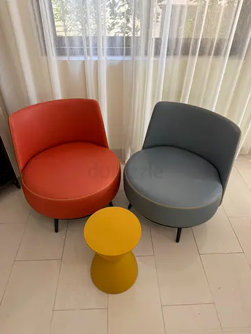 Grey Upholstered Dining/Accent Chair - Good Condition