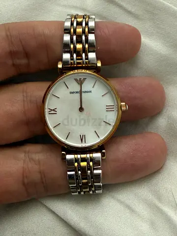 Emporio Armani Women Quartz Watch with Stainless Steel Strap