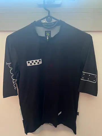 Pedla Black Short-Sleeve Cycling Jersey - Size L