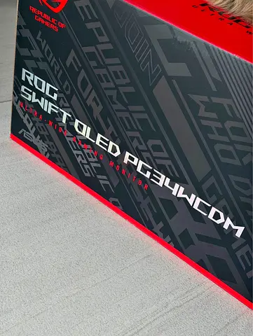 ASUS 34 inch ROG Swift OLED Ultrawide  Curved Gaming Monitor PG34WCDM