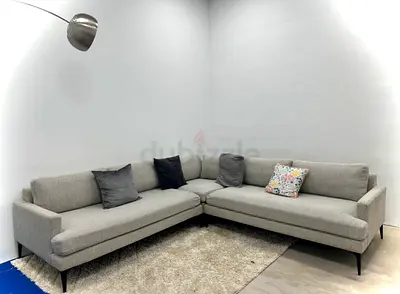 Almost brand new west elm corner sofa