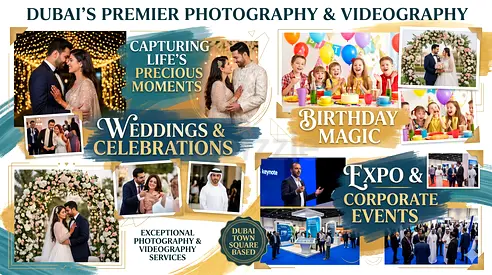 Professional Photography  Videography Services in Town Square, Dubai Fresh Visuals That Stand out