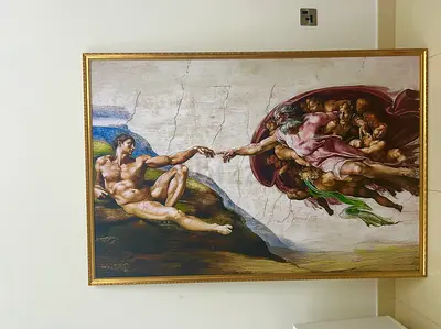 Framed painting - Creation of Adam | Wall art