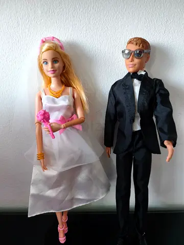 Barbie Bride and Groom Dolls