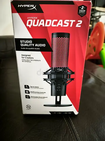 HyperX QuadCast 2 USB Condenser Microphone - Studio Quality (Boxed)