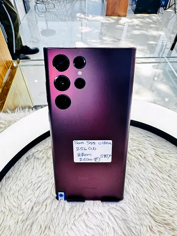 📱 Samsung Galaxy S22 Ultra 🔥 🌹 Rose Red Color