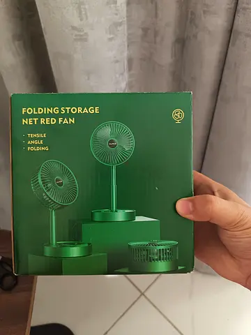 Portable Folding Desk Fan - Compact, Adjustable, New in Box