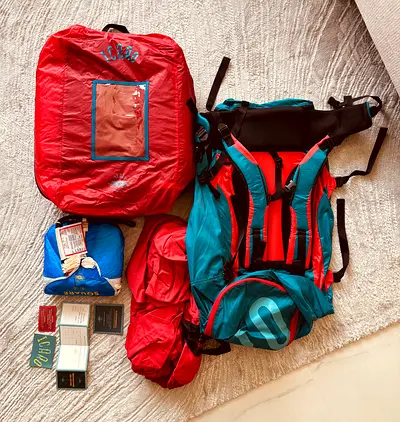 ICARO Paragliding Wing and Accessories - Brand New