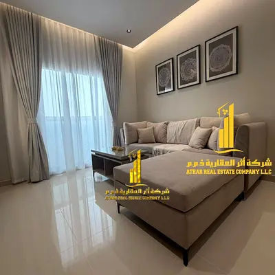 أفخم و أرقى شقة غرفة و صالة مفروشة بالكامل سوبر ديلوكس للإيجار الشهري في عجمان ✔️ شامل الفواتير و الإنترنت ⚡📶 فرش فاخر