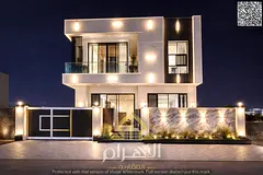 Own a luxury villa in Al Yasmin, Ajman | 5 master bedrooms with a pool | G+2 | A great deal at a co