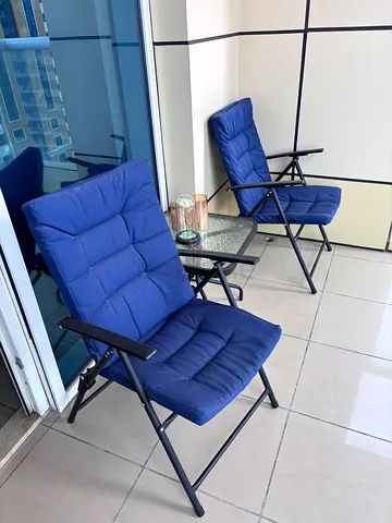 Danube Home Vista 1 + 2 Seater Balcony Set |2-Seater Balcony Set With Table