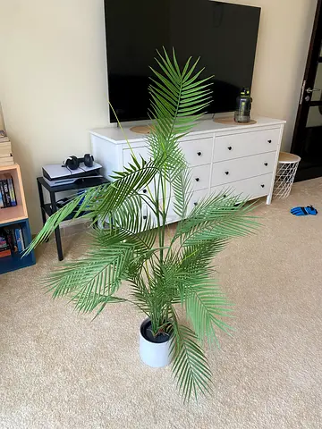 Ikea Artificial Plant 130 cm and Additional Pot 15 cm