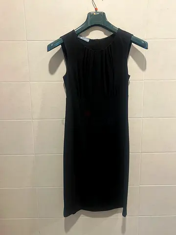Prada sleeveless black dress