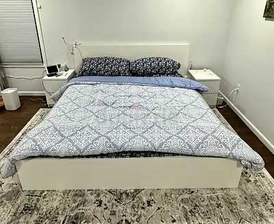 IKEA Bed and mattres /queen size